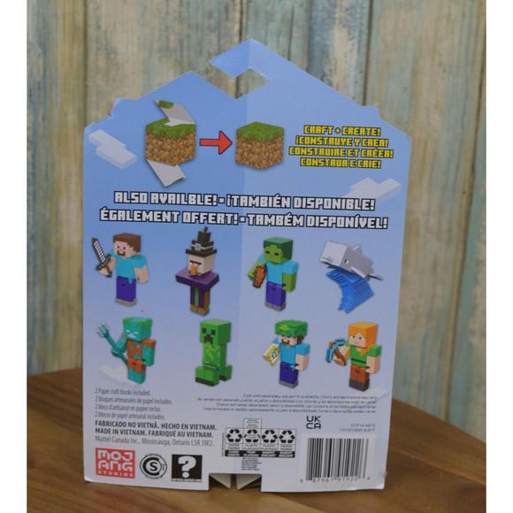 Minecraft Dolphin Craft-A-Block Figure RARE - Picture 2 of 2